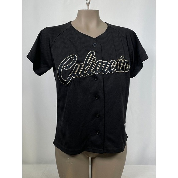 Tomateros de Culiacan Black Baseball Jersey Women's LARGE - Picture 5 of 12